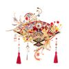  Mô Hình Kim Loại 3D Lắp Ráp MU Phượng Cầu Hoàng Hỉ Phiến (174 mảnh, Phoenix Xi Fan) YM-N166-A – MP1345 