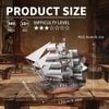  Mô Hình Kim Loại 3D Lắp Ráp Piececool Chiến Hạm Buồm USS Constitution IX-21 Hải Quân Hoa Kỳ (349 mảnh, Nhiều Màu) HP376-RS – MP1325 