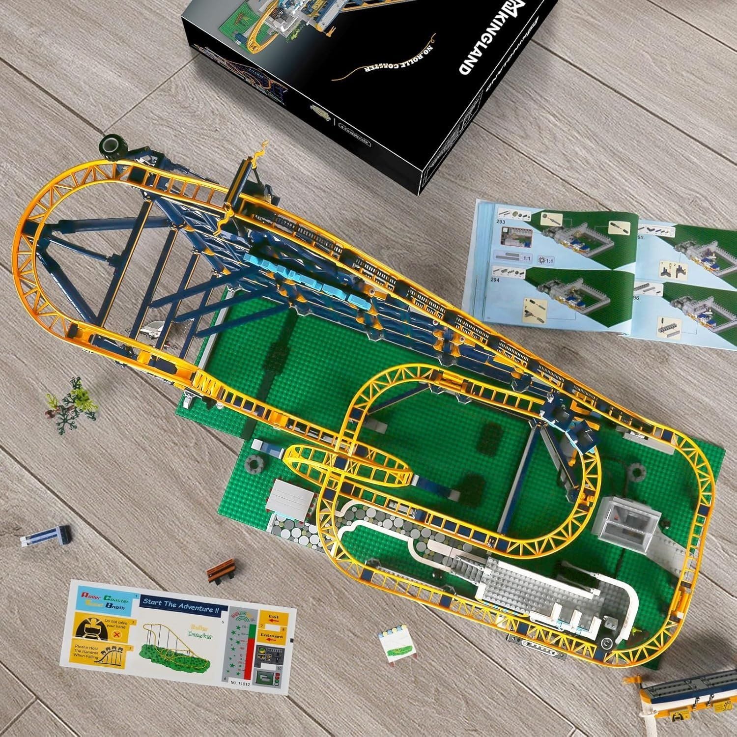  Mô Hình Nhựa 3D Lắp Ráp MOULD KING Tàu Lượn Siêu Tốc 11012 (3238 mảnh, Roller Coaster) - LG0191 