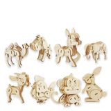  Đồ Chơi Mô Hình 3D Lắp Ráp Bằng Gỗ Hình Con Vật - WP268 