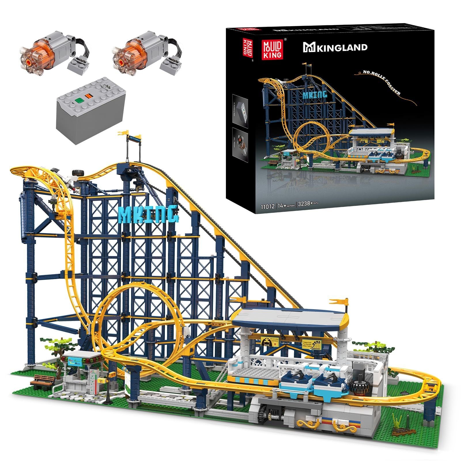  Mô Hình Nhựa 3D Lắp Ráp MOULD KING Tàu Lượn Siêu Tốc 11012 (3238 mảnh, Roller Coaster) - LG0191 