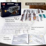  Mô Hình Nhựa 3D Lắp Ráp MOULD KING Tàu Ngọc Trai Đen Trong Chai 10065 (2206 mảnh, Pirate Ship in Bottle) - LG0192 