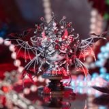  Mô Hình Kim Loại Lắp Ráp 3D MU Mèo Nữ Vương Bóng Đêm (93 mảnh, Đế Gỗ, Vampire Queen) YM-N146-Y – MP1313 