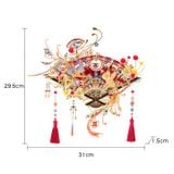  Mô Hình Kim Loại 3D Lắp Ráp MU Phượng Cầu Hoàng Hỉ Phiến (174 mảnh, Phoenix Xi Fan) YM-N166-A – MP1345 
