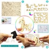  Đồ Chơi Mô Hình 3D Lắp Ráp Bằng Gỗ Hình Con Vật - WP268 