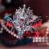  Mô Hình Kim Loại Lắp Ráp 3D MU Mèo Nữ Vương Bóng Đêm (93 mảnh, Đế Gỗ, Vampire Queen) YM-N146-Y – MP1313 