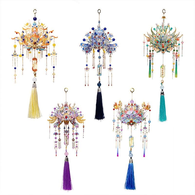  Mô Hình Kim Loại 3D Lắp Ráp MU Phượng Quan Cẩm Lí Tùy Thân (92 mảnh, Yuanchu) YM-N144-E – MP1308 