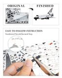  Mô Hình Kim Loại 3D Lắp Ráp Piececool Tàu Con Thoi (77 mảnh, Galaxy Spaceship, Hít Tủ Lạnh) HB012-WK – MP1328 