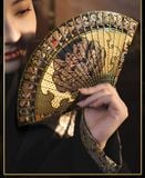  Mô Hình Kim Loại 3D Lắp Ráp Piececool Kim Hội Sơn Thủy Chiết Phiến (56 mảnh, Gold Painted Folding Fan) F002-GK – MP1300 