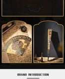  Mô Hình Kim Loại 3D Lắp Ráp Piececool Kim Hội Sơn Thủy Chiết Phiến (56 mảnh, Gold Painted Folding Fan) F002-GK – MP1300 