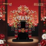  Mô Hình Kim Loại 3D Lắp Ráp Piececool Mão Hoa Cẩm Tú (967 mảnh, Embroidered Flower Hairpin Crown) P460-RS – MP1343 