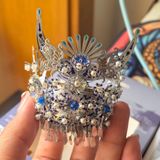  Mô Hình Kim Loại 3D Lắp Ráp Piececool Miêu Ngân Quan Sức (335 mảnh, Tiara-Miao Silversmithing Tiara, Hít Tủ Lạnh) B004-BS – MP1317 
