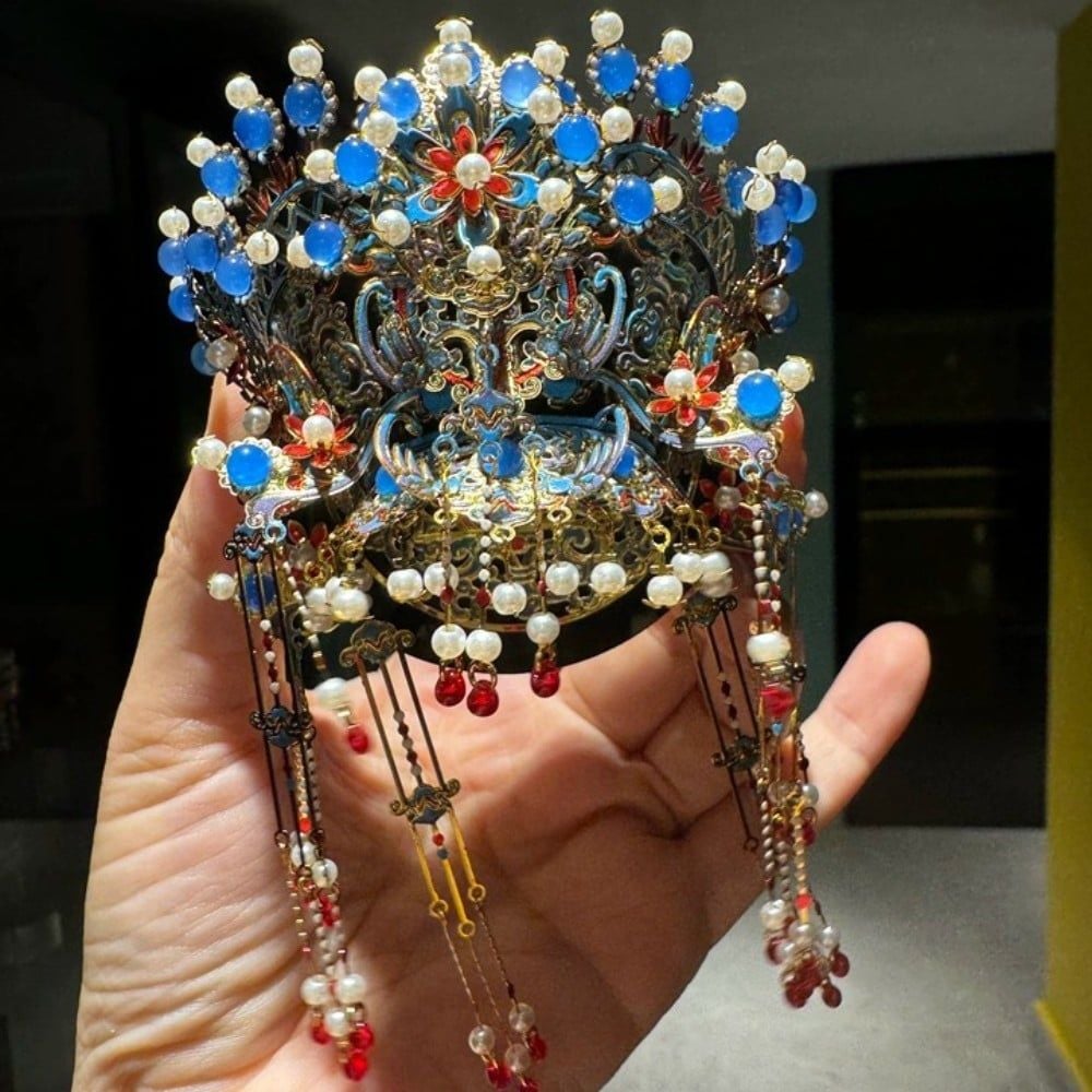  Mô Hình Kim Loại 3D Lắp Ráp Piececool Điểm Thúy Phượng Điền (165 mảnh, Kingfisher Phoenix Dian, Hít Tủ Lạnh) B005-GB – MP1318 