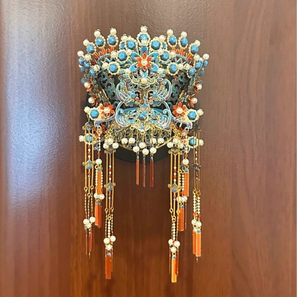  Mô Hình Kim Loại 3D Lắp Ráp Piececool Điểm Thúy Phượng Điền (165 mảnh, Kingfisher Phoenix Dian, Hít Tủ Lạnh) B005-GB – MP1318 