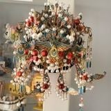  Mô Hình Kim Loại 3D Lắp Ráp Piececool Cửu Long Cửu Phượng Quan (183 mảnh, Nine Dragons and Nine Phoenix Crown, Hít Tủ Lạnh) B006-GB – MP1319 