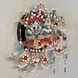  Mô Hình Kim Loại 3D Lắp Ráp Piececool Cửu Long Cửu Phượng Quan (183 mảnh, Nine Dragons and Nine Phoenix Crown, Hít Tủ Lạnh) B006-GB – MP1319 