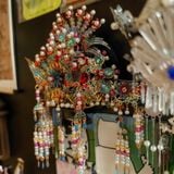  Mô Hình Kim Loại 3D Lắp Ráp Piececool Điểm Thúy Phượng Quan (206 mảnh, Kingfisher Phoenix, Hít Tủ Lạnh) B009-BG – MP1322 