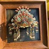  Mô Hình Kim Loại 3D Lắp Ráp Piececool Điểm Thúy Phượng Quan (206 mảnh, Kingfisher Phoenix, Hít Tủ Lạnh) B009-BG – MP1322 