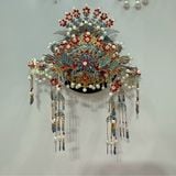  Mô Hình Kim Loại 3D Lắp Ráp Piececool Điểm Thúy Phượng Quan (206 mảnh, Kingfisher Phoenix, Hít Tủ Lạnh) B009-BG – MP1322 