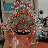  Mô Hình Kim Loại 3D Lắp Ráp Piececool Điểm Thúy Phượng Quan (206 mảnh, Kingfisher Phoenix, Hít Tủ Lạnh) B009-BG – MP1322 