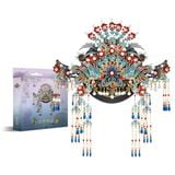  Mô Hình Kim Loại 3D Lắp Ráp Piececool Điểm Thúy Phượng Quan (206 mảnh, Kingfisher Phoenix, Hít Tủ Lạnh) B009-BG – MP1322 