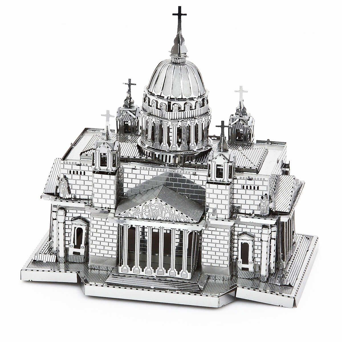  Mô Hình Kim Loại Lắp Ráp 3D Metal Mosaic Nhà Thờ Chính Tòa Thánh Isaac (35 mảnh) – MP683 