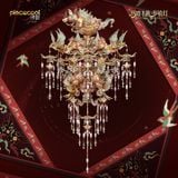  Mô Hình Kim Loại 3D Lắp Ráp Piececool Mã Đạp Phi Yến - Lồng Đèn Tết Nguyên Đán (1007 mảnh, Lunar Blessing Lantern) P459-GN – MP1335 