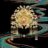  Mô Hình Kim Loại 3D Lắp Ráp Piececool Bảo Điền Kim Châu Phượng Quan Thời Nhà Đường (874 mảnh, Tang Dynasty Gem-Inlaid Phoenix Crown) P443-GN – MP1337 