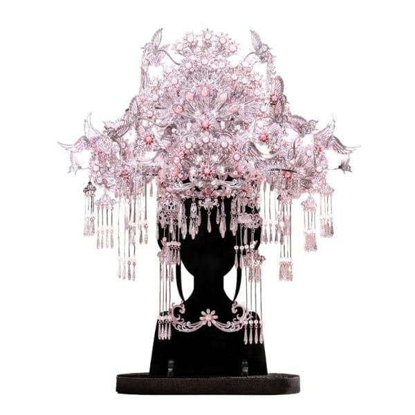  Mô Hình Kim Loại 3D Lắp Ráp Piececool Ngân Nguyệt Điệp Quan (762 mảnh, Yinyue Butterfly Tiara) P419-PS – MP1336 