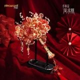  Mô Hình Kim Loại 3D Lắp Ráp Piececool Bó Hoa Phượng Cầu Hoàng (792 mảnh, Feng Qiu Huang Bouquet) P453-RG – MP1338 
