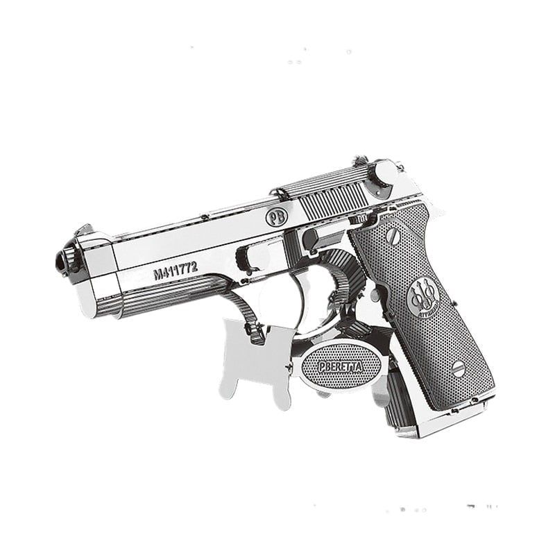  Mô Hình Kim Loại Lắp Ráp 3D Metal Mosaic Súng Lục Beretta 92 – MP851 