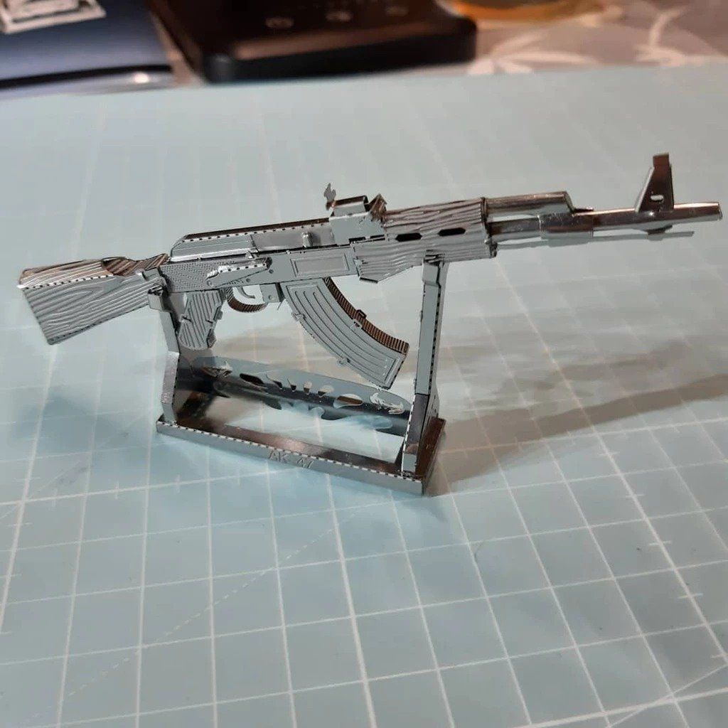  Mô Hình Kim Loại Lắp Ráp 3D Metal Mosaic AK-47 – MP669 