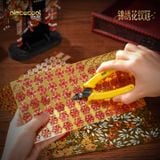  Mô Hình Kim Loại 3D Lắp Ráp Piececool Mão Hoa Cẩm Tú (967 mảnh, Embroidered Flower Hairpin Crown) P460-RS – MP1343 