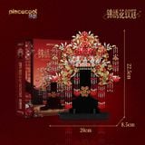  Mô Hình Kim Loại 3D Lắp Ráp Piececool Mão Hoa Cẩm Tú (967 mảnh, Embroidered Flower Hairpin Crown) P460-RS – MP1343 