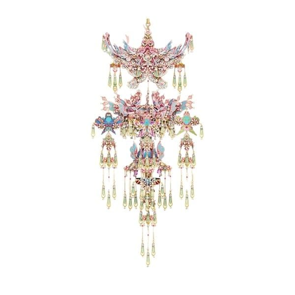  Mô Hình Kim Loại 3D Lắp Ráp Piececool Xuân Dật - Chuông Diều Giấy (753 mảnh, Spring Leisure Kite Chime) P470-PG – MP1347 