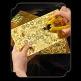  Mô Hình Kim Loại 3D Lắp Ráp Piececool Bảo Điền Kim Châu Phượng Quan Thời Nhà Đường (874 mảnh, Tang Dynasty Gem-Inlaid Phoenix Crown) P443-GN – MP1337 