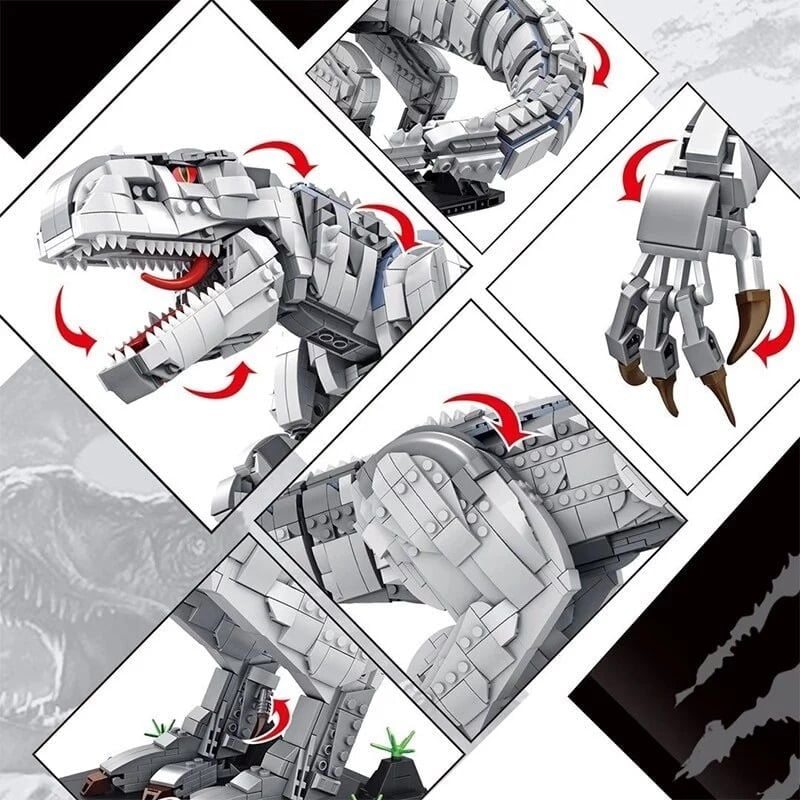  Mô Hình Nhựa 3D Lắp Ráp Panlos Khủng Long Indominus Rex 611002 (2108 mảnh) - LG0187 