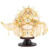  Mô Hình Kim Loại Lắp Ráp 3D MU Mèo Thiên Thần (85 mảnh, Đế Gỗ, Angel Kitty) YM-N146-X – MP1312 