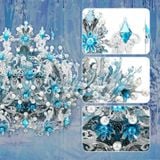  Mô Hình Kim Loại 3D Lắp Ráp Piececool Băng Tuyết Hoàng Quan (305 mảnh, Ice Rock Crown) P377-BS – MP1332 