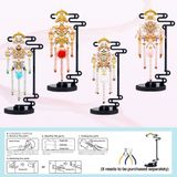  Mô Hình Kim Loại 3D Lắp Ráp Piececool Thiên Hương Linh - Phi Cẩm (101 mảnh, Vermeil) P247-GR – MP1309 