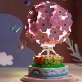  Mô Hình Nhựa 3D Lắp Ráp SEMBO BLOCK Hộp Nhạc Khinh Khí Cầu Hoa Anh Đào 601150 (718 mảnh, Sakura Hot Air Balloon) - LG0186 