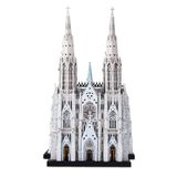 Mô Hình Kim Loại 3D Lắp Ráp Piececool Nhà Thờ Chính Tòa Thánh Patrick (418 mảnh, St. Patrick's Cathedral) HP426-WK – MP1333 