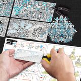  Mô Hình Kim Loại 3D Lắp Ráp Piececool Băng Tuyết Hoàng Quan (305 mảnh, Ice Rock Crown) P377-BS – MP1332 