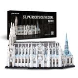  Mô Hình Kim Loại 3D Lắp Ráp Piececool Nhà Thờ Chính Tòa Thánh Patrick (418 mảnh, St. Patrick's Cathedral) HP426-WK – MP1333 