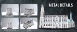  Mô Hình Kim Loại 3D Lắp Ráp Piececool Nhà Thờ Chính Tòa Thánh Patrick (418 mảnh, St. Patrick's Cathedral) HP426-WK – MP1333 