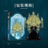  Mô Hình Kim Loại 3D Lắp Ráp Piececool Cửu Tiêu Thanh Vũ Quan (840 mảnh, Ninefold Azure Plume Coronet) P418-GB – MP1301 