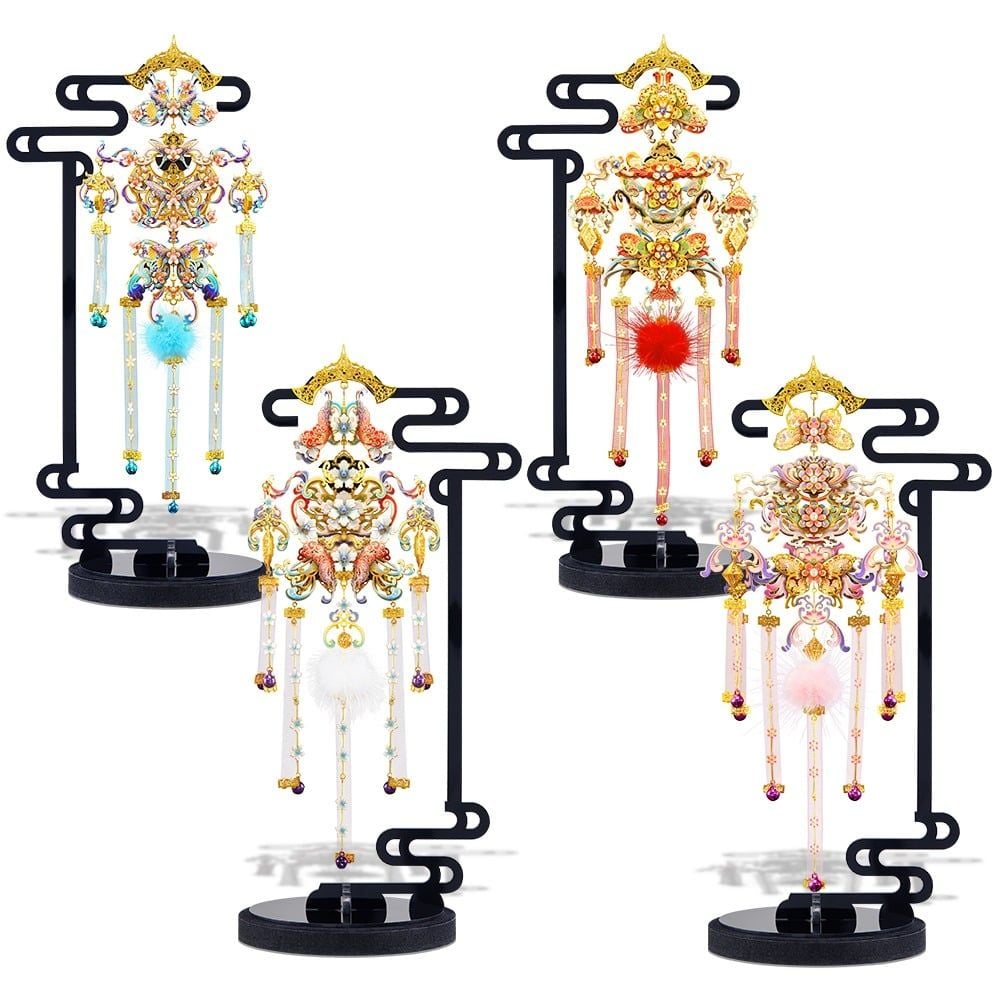  Mô Hình Kim Loại 3D Lắp Ráp Piececool Thiên Hương Linh - Phi Cẩm (101 mảnh, Vermeil) P247-GR – MP1309 