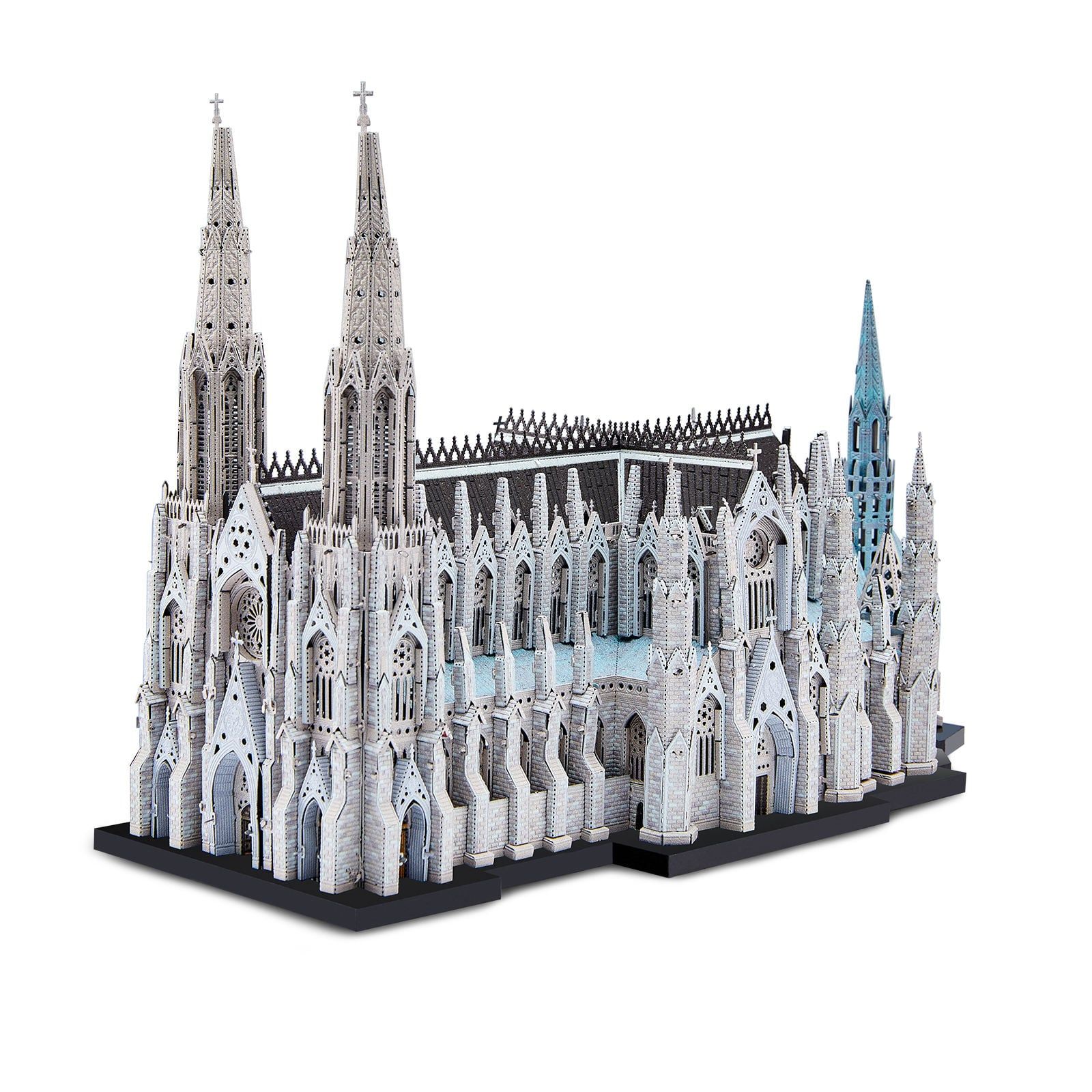  Mô Hình Kim Loại 3D Lắp Ráp Piececool Nhà Thờ Chính Tòa Thánh Patrick (418 mảnh, St. Patrick's Cathedral) HP426-WK – MP1333 