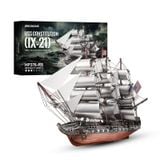  Mô Hình Kim Loại 3D Lắp Ráp Piececool Chiến Hạm Buồm USS Constitution IX-21 Hải Quân Hoa Kỳ (349 mảnh, Nhiều Màu) HP376-RS – MP1325 