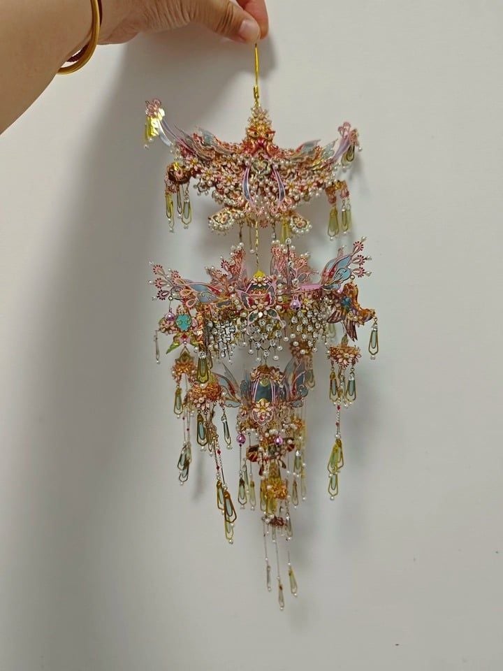  Mô Hình Kim Loại 3D Lắp Ráp Piececool Xuân Dật - Chuông Diều Giấy (753 mảnh, Spring Leisure Kite Chime) P470-PG – MP1347 